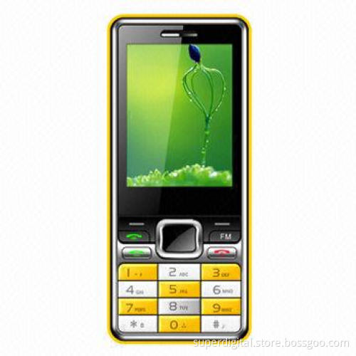 Tri-SIM Phone with GSM, Supports Bluetooth, FM, MP3/4 Player, GPRS, TV, 2030 Super Loudspeaker